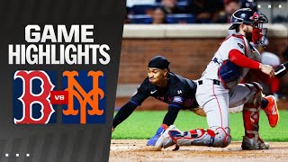 Red Sox vs Mets Game Highlights 9224  MLB Highlights [upl. by Lasky]