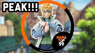 SH Figuarts Naruto Shippuden NaruTOP99 Minato Namikaze Action Figure Review Tamashii Nations BANDAI [upl. by Yllah]