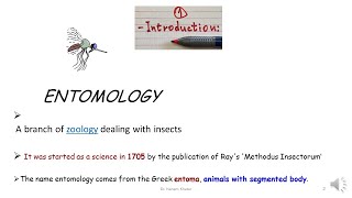 Online Introduction Entomology [upl. by Rengaw216]