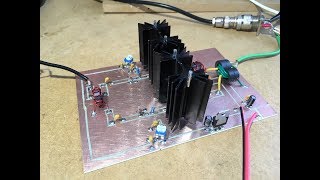 Homebrew 8040m SSBCW Rig  9b RF Power Amplifier Experiments [upl. by Rosemaria]