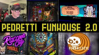 Pedretti Funhouse 20 It had quotnewquot code First game streamed from Pinballseye [upl. by Karli]