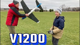 Fastest Prop  Eflite V1200 BNF Maiden Flight [upl. by Lein920]