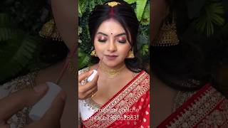 Ekta misti reception saaj ✨kemon lgche janio🤗 viral bongbride eyemakeup bengali vlog [upl. by Milan]