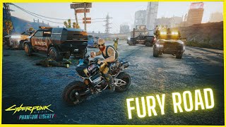 Militech Fury Road Fight on Scorpions Apollo  Cyberpunk 2077 Phantom Liberty [upl. by Mumford300]