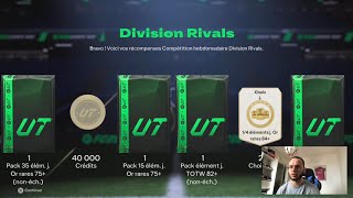 300K CRÉDIT DANS MES RÉCOMPENSES DIV RIVALS  Pack Opening EAFC25 [upl. by Ellynad174]