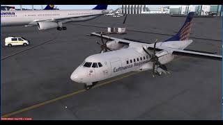 Carenados A42500 Working Review P3D V45 EDDF to EBBR [upl. by Rehpotsyrk]