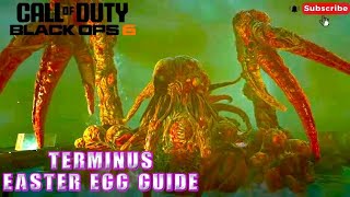 TERMINUS EASTER EGG GUIDE CALL OF DUTY BLACK OPS 6 ZOMBIES [upl. by Haleelahk]