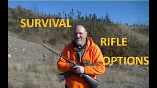 MY Survival Rifle Options Back packable and My Thoughts [upl. by Ailam]