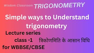 Trigonometry basic formulasTrigonometric formulawbbse math class 10th chapter 23 [upl. by Schaffer]