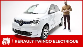 Renault Twingo ZE  une petite soeur plus abordable pour la Zoe [upl. by Scales]