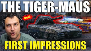 My First Time Playing with The TIGERMAUS in World of Tanks [upl. by Tamra]