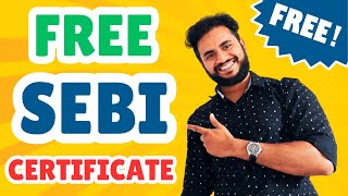 How to Get Free SEBI and NISM Certification  SEBI Investor Certification Examination [upl. by Olnee757]