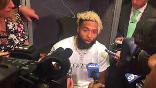 Giants Odell Beckham Jr quotIm a dog so I acted like a dogquot [upl. by Mullins]