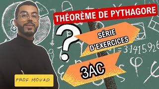 3AC Le Théoréme de Pythagore Série d’exercices 🔥 سلسلة تمارين جد رائعة 🟢 [upl. by Fulvia]