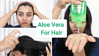 3 Ways to Use Aloe Vera Gel for Hair [upl. by Dalila]