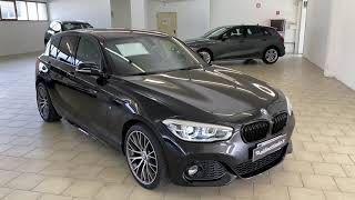 BMW SERIE 1 M SPORT 5 PORTE 118 DIESEL CAMBIO AUTOMATICO COLNERO USATO ANNO 2018 KM 82000 [upl. by Solrac]