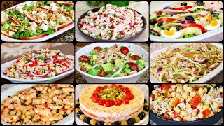 ¡No hagas la misma ENSALADA otra vez 12 RECETAS de Ensaladas Sencillas y Saludables [upl. by Dionne]