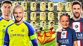 MESSI VS RONALDO FIFA 23 FUT CARD BATTLE [upl. by Fonville]