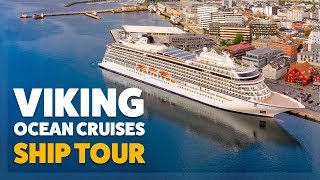 Viking Cruises Cruise Ship and Cabin tour [upl. by Esmerolda]