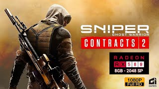 Sniper Ghost Warrior Contracts 2  Athlon 3000g  RX 580 8gb 2048sp benchmark [upl. by Aikat748]