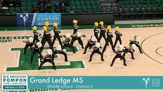 Grand Ledge Middle School 2024 Pompon States [upl. by Fredericka]