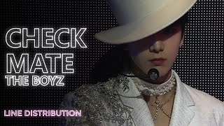 THE BOYZ  CHECKMATE Road to Kingdom Ver Line Distribution  TheSeverus [upl. by Rabah]