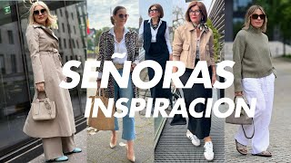 MODA OTOÑO PARA MUJERES DE 405060 años  MODA DE INFLUENCER fashionstyle [upl. by Ateekan270]