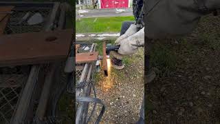 Titanium 45 plasma cutter 14” mild steel Easy [upl. by Chappie863]