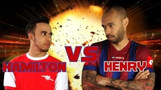 Lewis Hamilton VS Thierry Henry [upl. by Aerdnaz]