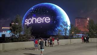 The Sphere  Las Vegas Display Grand Opening July 4 2023 [upl. by Murton]