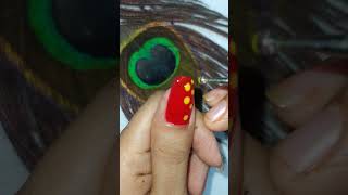 Simple Dotting Nail Art Designs  shorts nailartdesigns art viralvideo nailart2024 [upl. by Yuht]