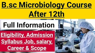 Bsc Microbiology Course Full Information in HindiCareer in bsc MicrobiologyWhat is Microbiology [upl. by Amie]