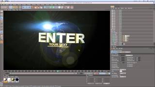 Universal Intro Cinema 4D Template TutorialHD by HemkerMediaTutorials [upl. by Draw]