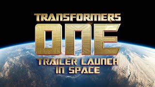 TRANSFORMERS ONE Trailer Launch in Space [upl. by Hgalehs195]