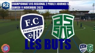 SAMEDI 11 NOVEMBRE U15 R2 FC FRANCONVILLE  AS ST OUEN LAUMONE LES BUTS [upl. by Lehcsreh]