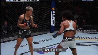 Amanda Lemos vs Angela Hill Full Fight Review Hill gets ROBBED [upl. by Erhart820]