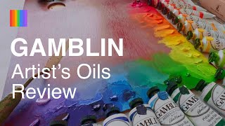 Gamblin Artists Oil Paint Review  Paint List [upl. by Nujra65]