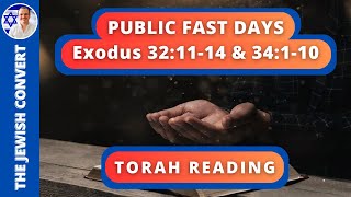 JEWISH FAST DAYS TORAH READING in Hebrew with English Translation  TORAH STUDY [upl. by Ahsyek]