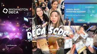 school trip DECA SCDC 2023 vlog  sophomore year 👩🏻‍💼📑 [upl. by Arataj111]