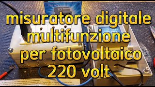 Fotovoltaico misuratore digitale multifunzione [upl. by Samal]