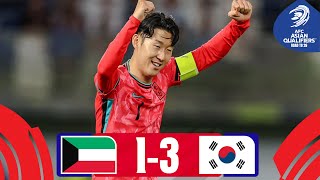 Three goals to stay on 1  Kuwait  Korea Republic  Highlights AsianQualifiers  Road To 26 [upl. by Publus785]