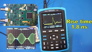 180 MHz FNIRSI DPOX180H Digital Phosphor Dual Channel Handheld Oscilloscope ReviewTeardown [upl. by Seigler226]