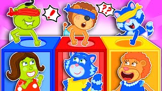 LionET  Colored boxes  Cartoon for Kids [upl. by Nilo934]