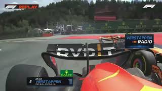 Leaked Radio Max Verstappen amp Christian Horner Crash With Lando Norris At Austrian Grand Prix F1 [upl. by Sandon]