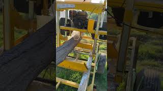 Breaking the blade on a Frontier OS27 lumber mill [upl. by Cecilla]