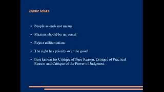 Immanuel Kants Philosophy of Ethics Summary [upl. by Lacy691]