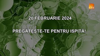 Cuvantul Lui Dumnezeu pentru Astazi  20022024 [upl. by Anirad]