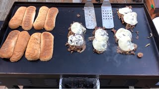 Cheese Steak Sandwich  Blackstone Griddle [upl. by Vaughn]