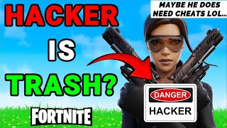 Spectating A Hacker Who Needs Cheats Aimbot  Wall Hacks Exposing Fortnite Cheaters [upl. by Donetta]