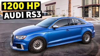 Worlds Fastest Audi RS3 1200HP AirConditioning Power Everything Scotto Visits Iroz Motorsports [upl. by Lole656]